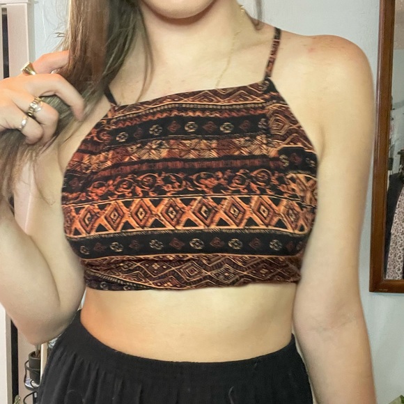 Black Aztec Top - Picture 3 of 10